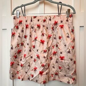 J. CREW Womens Size 8 Athletic Skirt Unlined Lightweight Splatter Paint Colorful